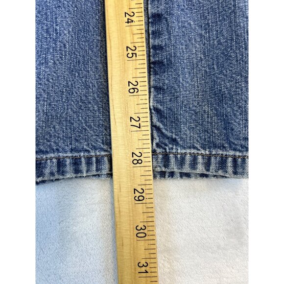 Calvin Klein‎ Jeans Womens 10 Blue Denim Cotton Straight Leg - Picture 6 of 10